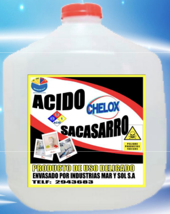 Ácido saca-sarro Chelox